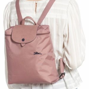 Longchamp Le Pliage Club Backpack Antique Pink